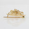 Broche Broche ancienne en or à décor de feuille de vigne 58 Facettes 13-052B