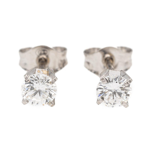 Boucles d'oreilles Boucles d'oreilles puces Or blanc Diamant 58 Facettes 2484501CN