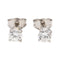 Boucles d'oreilles Boucles d'oreilles puces Or blanc Diamant 58 Facettes 2484501CN