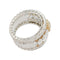 Bague 51.5 Bague bandeau Buccellati, diamants jaune. 58 Facettes 31419