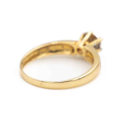 Bague 56 Bague Or jaune Diamant 58 Facettes 1819490CN