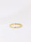 Bague 54 Demi-Alliance américaine en or jaune et diamants 58 Facettes J74
