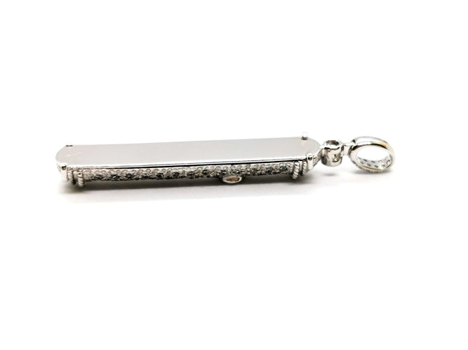 Pendentif Pendentif Or blanc Diamant 58 Facettes 1091766CN