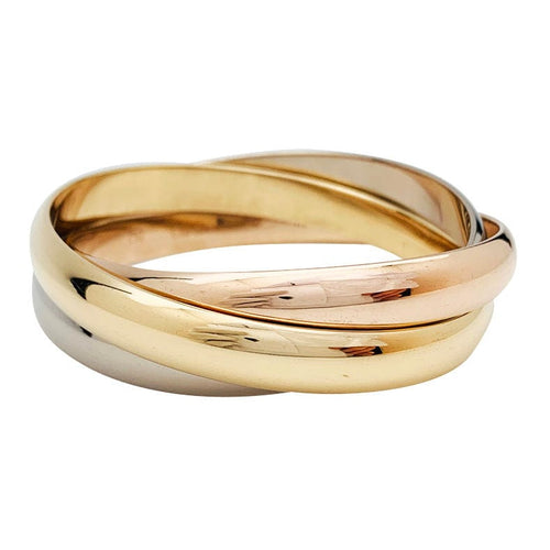 Bracelet Bracelet Cartier "Trinity" en or de trois tons. 58 Facettes 30810