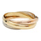 Bracelet Bracelet Cartier "Trinity" en or de trois tons. 58 Facettes 30810