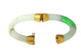Bracelet Jade vintage avec raccords en or 18 carats : les chroniques silencieuses d'un bracelet victorien 58 Facettes 19254-0157