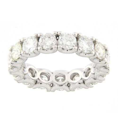 Bague Alliance Eternité Or blanc Diamants 4,90 ct 58 Facettes G2895