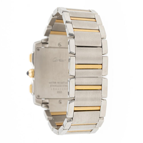 Montre Cartier Montre Tank Française Or jaune 58 Facettes 2057827CN