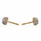 Boucles d'oreilles Boucles d'oreilles Puces Or jaune Diamant 58 Facettes 2746540CN