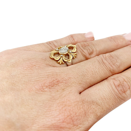 Bague Bague Buccellati, "Opéra", deux ors et diamants. 58 Facettes 30737