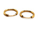 Boucles d'oreilles Boucles d'oreilles Créoles Or jaune 58 Facettes 1167342CN