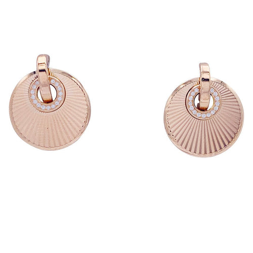 Boucles d'oreilles Boucles d'oreilles Chopard, "Xtravaganza", or rose, diamants. 58 Facettes 32700