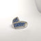 Bague Bague en or blanc diamants et saphirs 58 Facettes 5607