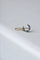 Boucles d'oreilles Mono boucle d'oreille lune or rose, diamants et saphirs 58 Facettes