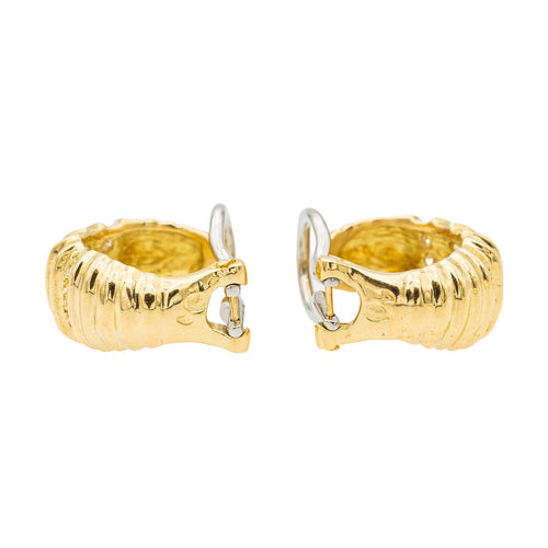 Boucles d'oreilles Boucles d'oreilles Clips Or jaune Diamant 58 Facettes 2666017CN