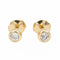 Boucles d'oreilles Boucles d'oreilles Puces Or jaune Diamant 58 Facettes 2328945CN