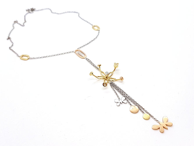 Collier Collier Or rose Diamant 58 Facettes 00657CN