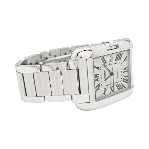 Montre Montre Cartier "Tank Anglaise" en acier. 58 Facettes 31783