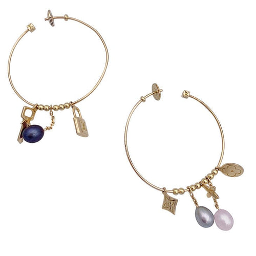 Boucles d'oreilles Boucles d'oreille créoles Louis Vuitton "Monogram" 58 Facettes 32879
