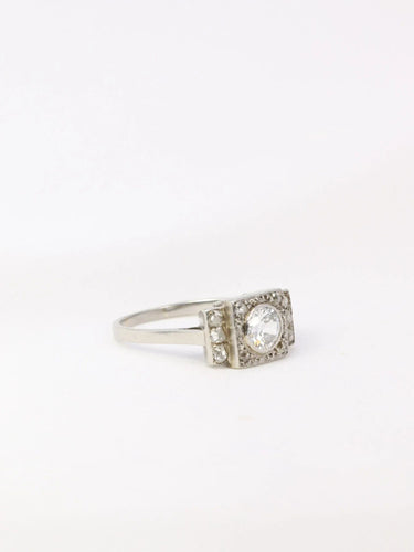 Bague Bague Art Déco à gradins diamants 58 Facettes J18