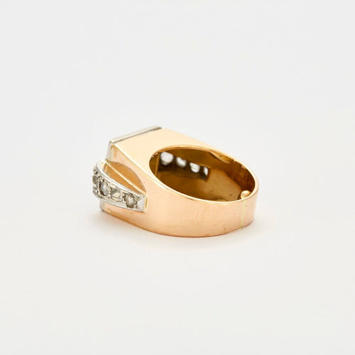Bague 53 Bague Tank Diamant coussin 0.80ct 58 Facettes B807