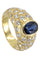 Bague BAGUE JONC SAPHIR ET DIAMANTS 58 Facettes 045771