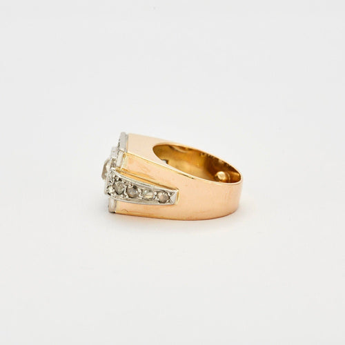 Bague 53 Bague Tank Diamant coussin 0.80ct 58 Facettes B807