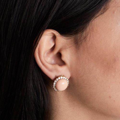 Boucles d'oreilles BULGARI- Clips d’oreilles Corail 58 Facettes