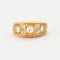 Bague 54 Bague bombée Or jaune Diamants 58 Facettes 230365