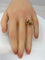 Bague Bague papillon en or jaune & pierres fines 58 Facettes