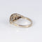 Bague 52 Bague jarretière Art Déco or blanc et diamant 58 Facettes