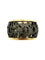 Bague 55 POMELLATO - Collection Arabesque, bague or rose et titane 58 Facettes