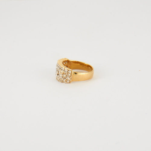 Bague 55 Bague Dentelle Diamants 58 Facettes EL2-08