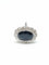 Bague Bague Pompadour en platine, saphir ovale et diamants 58 Facettes