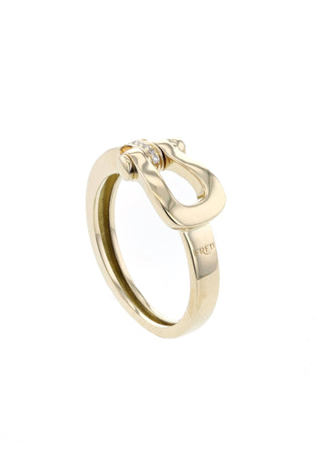 Bague 53 Bague FRED Force 10 en Or Jaune 58 Facettes 61032-56855