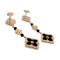 Boucles d'oreilles Boucles d'oreilles Buccellati, "Opera Color", onyx, or rose. 58 Facettes 32366