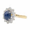 Bague 63 Bague Pompadour Or jaune Saphir 58 Facettes 2468036CN