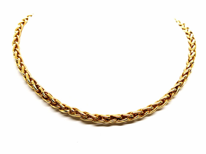 Collier Collier Maille palmier Or jaune 58 Facettes 1167346CN