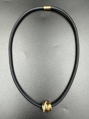 Collier DE GRISOGONO. Collier/bracelet Allegra or rose 18K et diamants 58 Facettes