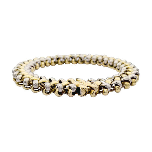 Bracelet Bracelet Boucheron, or jaune, or blanc. 58 Facettes 32654