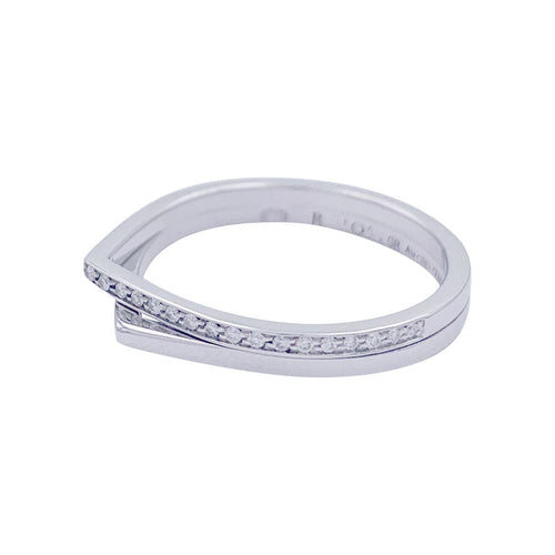 Bague 55 Bague Repossi, "Antifer", or blanc, diamants. 58 Facettes 32394