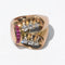 Bague Bague tank or jaune diamant et rubis 58 Facettes 0