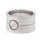 Bague 47 Cartier Bague Love Or blanc 58 Facettes 577683CN