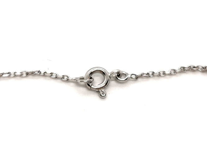 Collier Collier Maille forçat Or blanc Diamant 58 Facettes 1606393CD