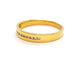 Bague 56 Bague Alliance Or jaune Diamant 58 Facettes 06349CD