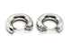 Boucles d'oreilles Boucles d'oreilles Créoles Or blanc 58 Facettes 1668017CN