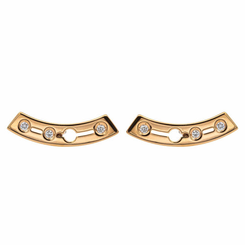 Boucles d'oreilles Dinh Van Boucles d'oreilles Pulse Or rose Diamant 58 Facettes 2558312CN