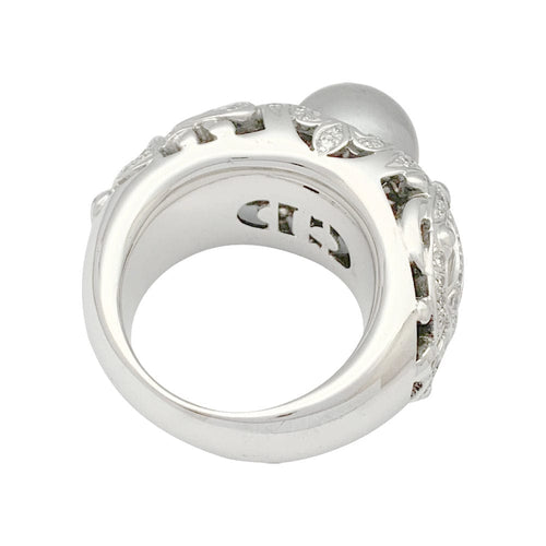 Bague 55 Bague Dior, "Désirée", or blanc, diamants. 58 Facettes 31440