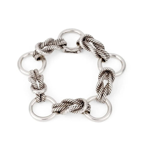 Bracelet HERMES - Bracelet Argent 58 Facettes 1