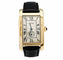 Montre Montre Cartier "Tank Américaine" en or jaune sur cuir. 58 Facettes 31091